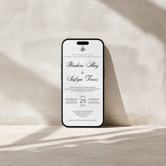 Amal Nikah Invitation