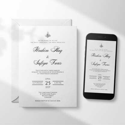 Amal Nikah Invitation