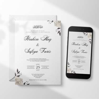 Amal Walima Invitation