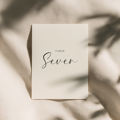 Classic Table Numbers - Maison