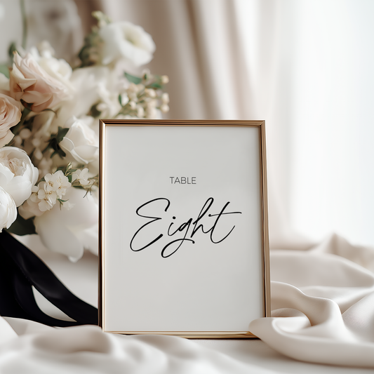 Classic Table Numbers - Royale