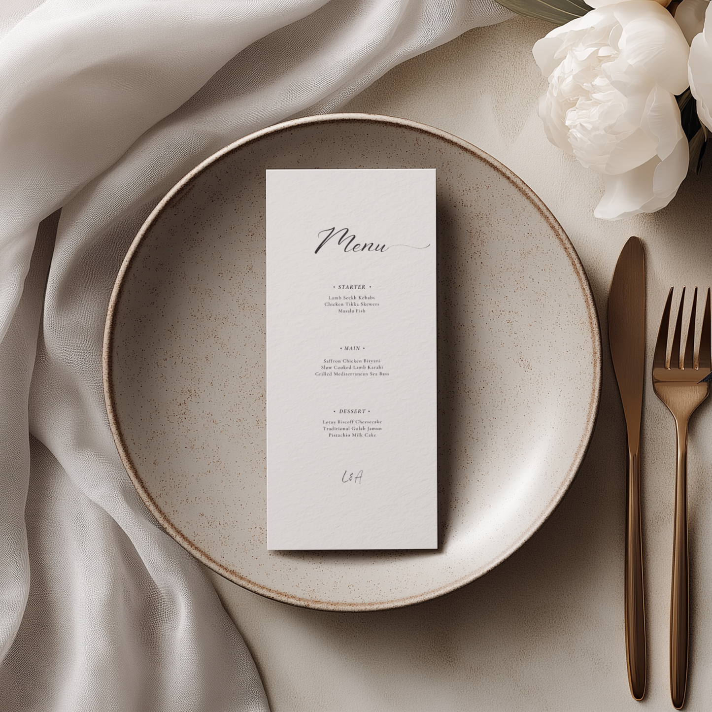 Editorial Menu - Ivory