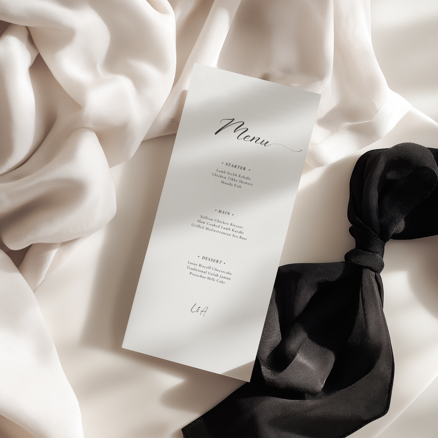 Editorial Menu - Ivory