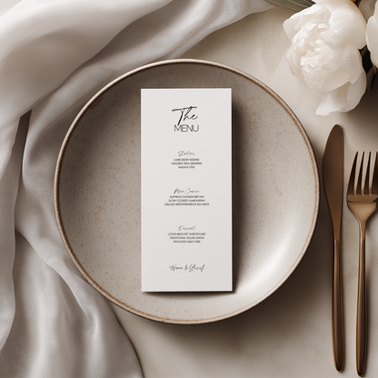 Minimal Menu - Vale