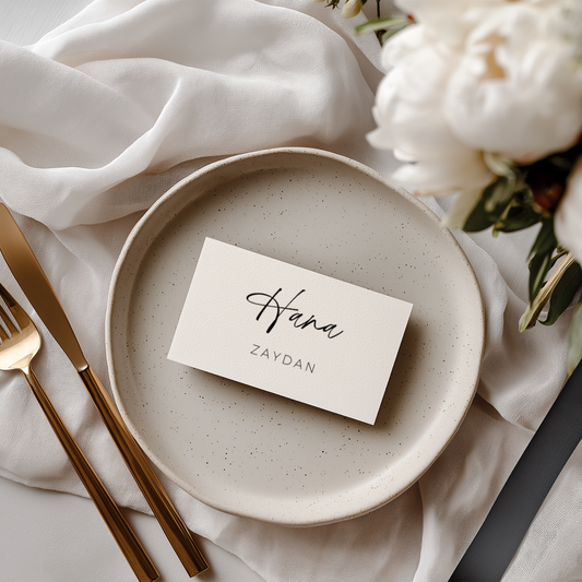 Minimal Place Cards - Vale