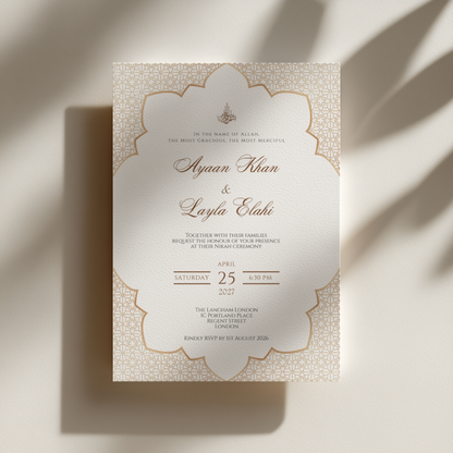 Noor Nikah Invitation
