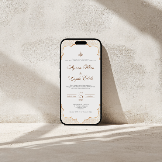 Noor Nikah Invitation