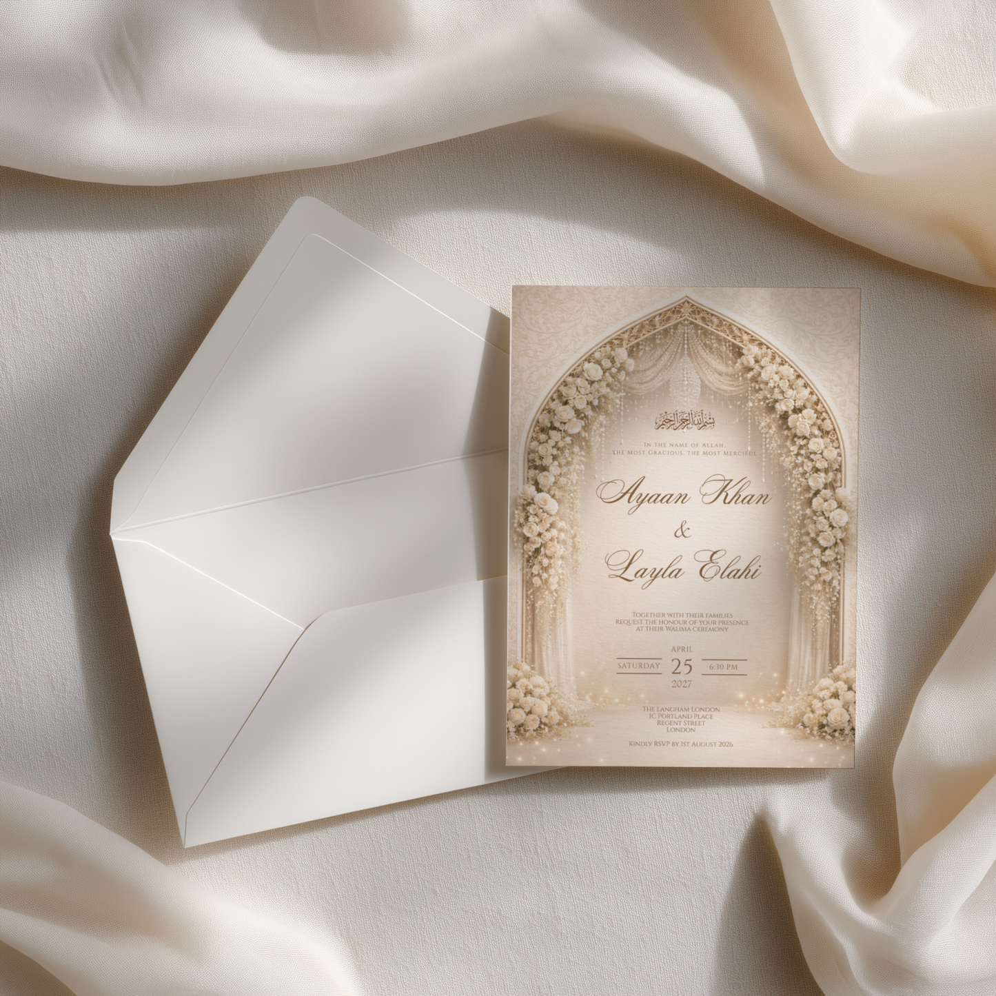 Noor Walima Invitation
