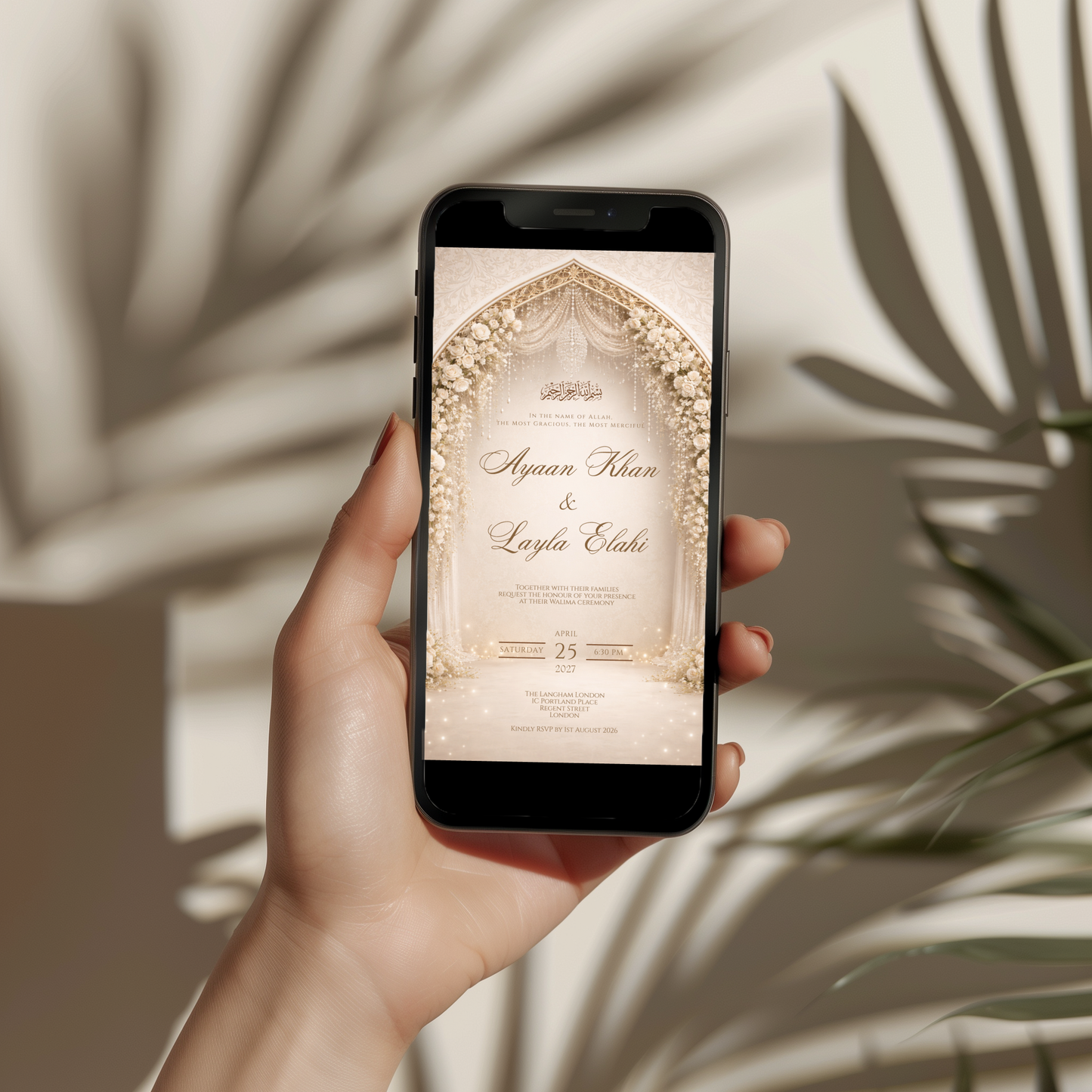 Noor Walima Invitation