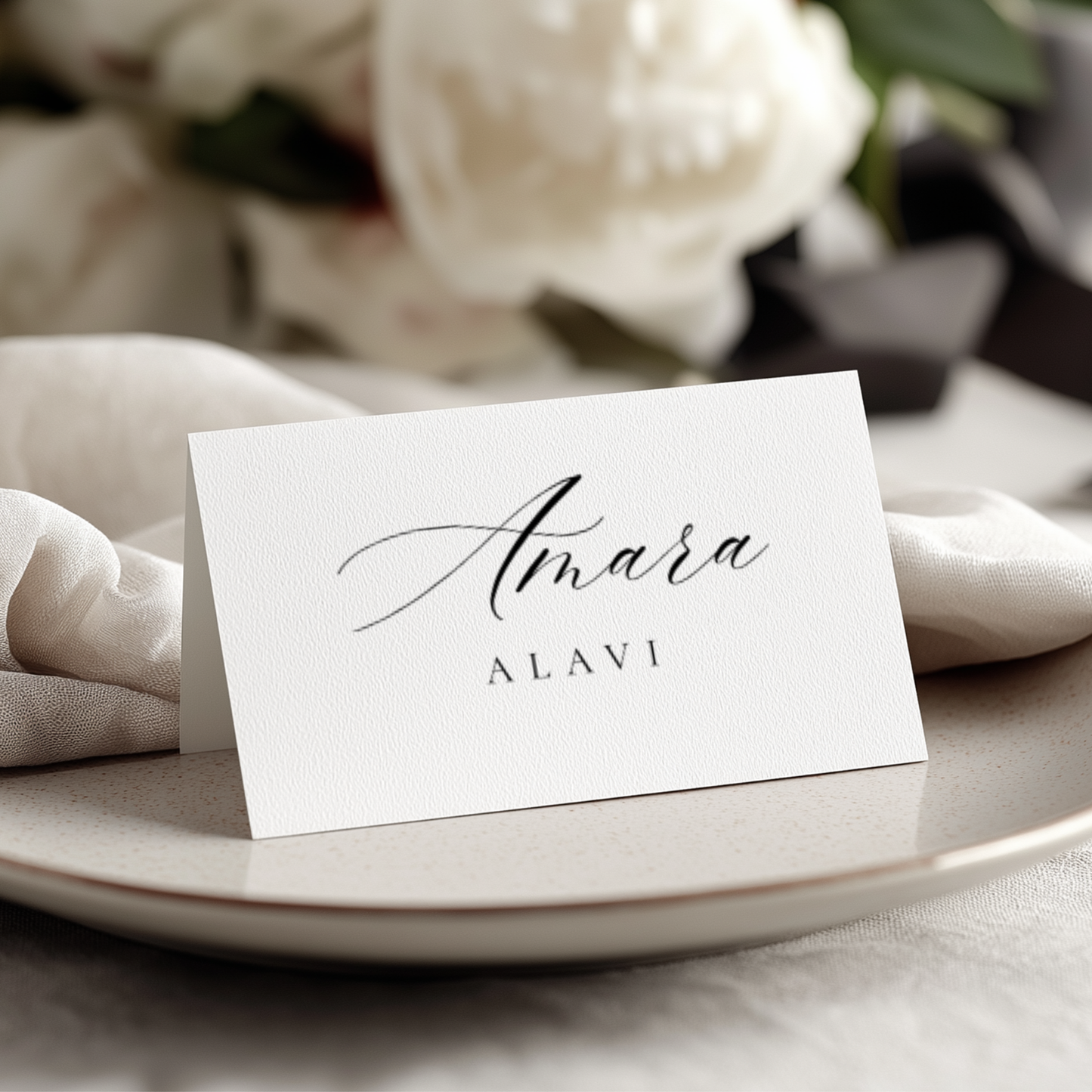 Signature Place Cards - Celeste