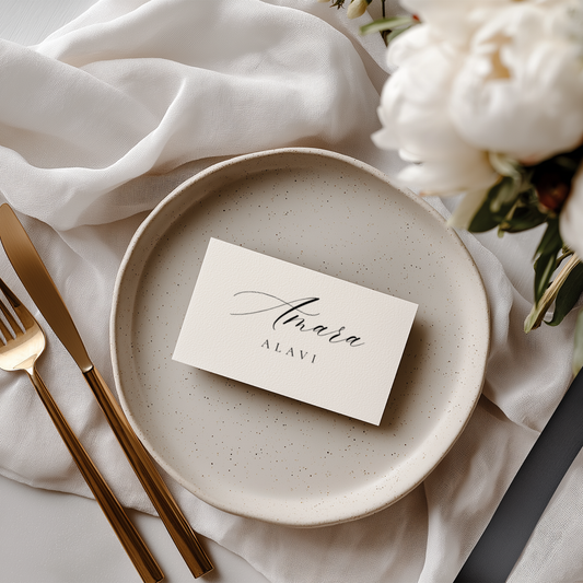 Signature Place Cards - Celeste